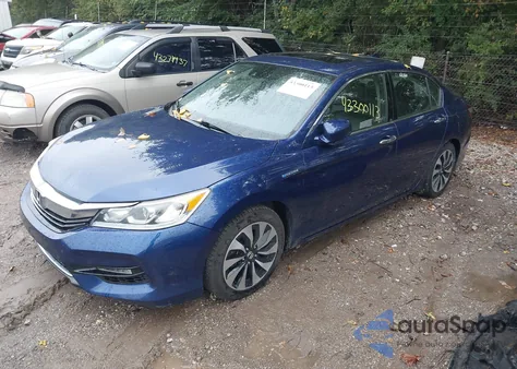 2017 Honda Accord Hybrid Ex-L from USA, damaged, VIN JHMCR6F52HC017352